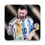 messi world cup wallpaper android application logo